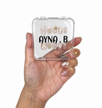 First Love Syrup translucent almond press-on nails — reusable nail set — Ayna.B UAE