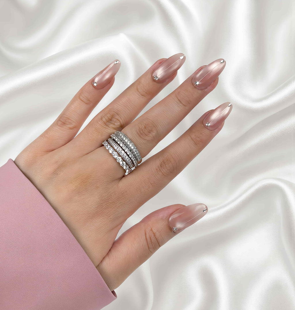 Glazed Ombre With Studs