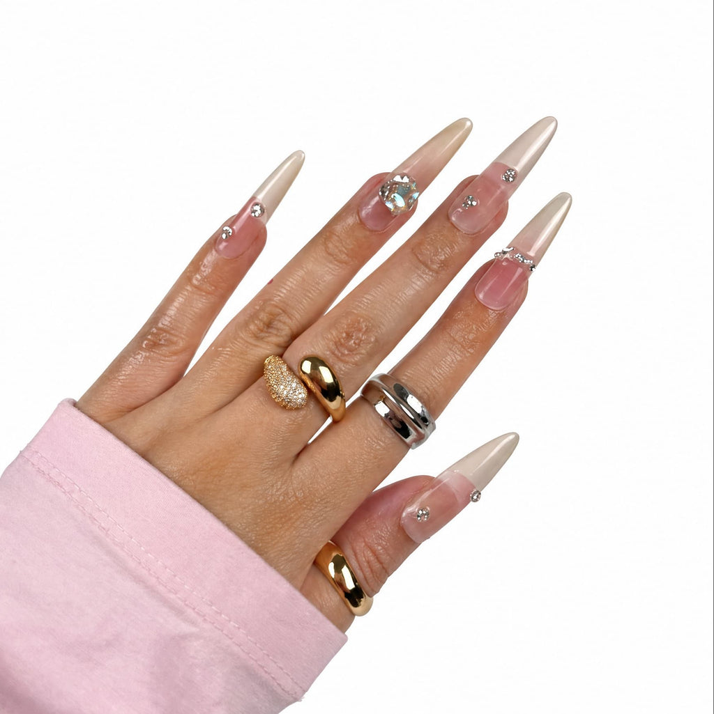 Pink Ombre French Tip